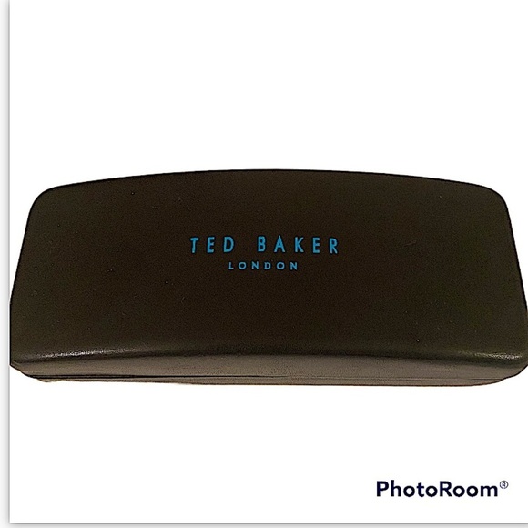 Ted Baker London Accessories - Ted Baker London Black Logo Embossed Preowned Eyeglasses Safety Carrying Case